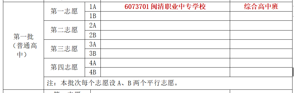 2026福建省闽清职业中专学校中招志愿填报指南