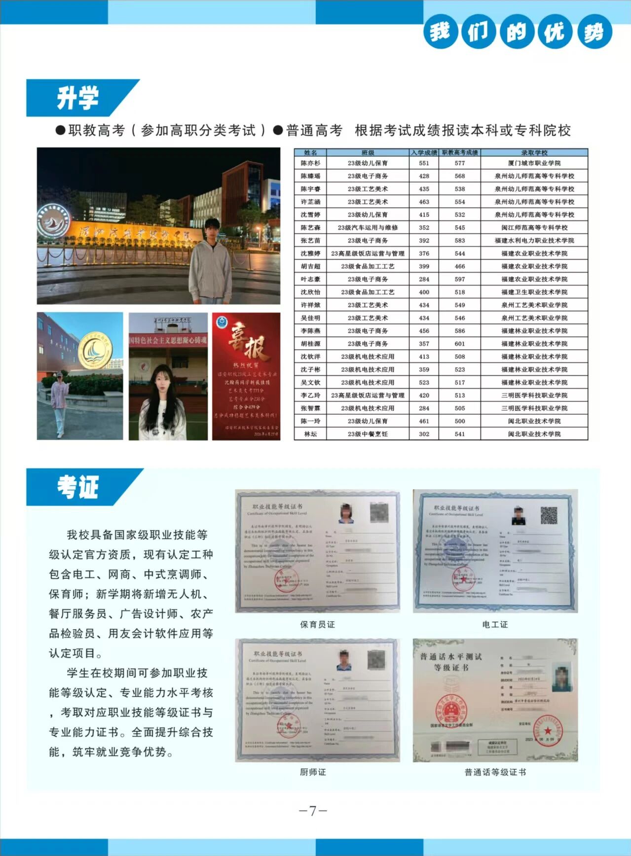 诏安职业技术学校2026年招生简章